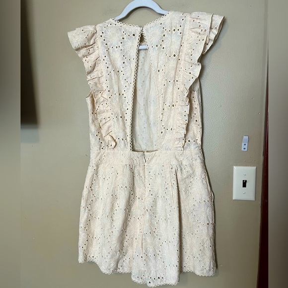 Happy X Nature Eyelet Ruffle Romper - Picture 3 of 8